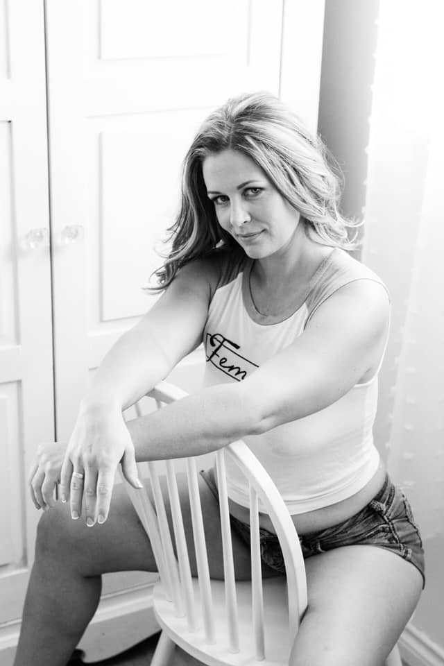 Taking her power back post trauma through boudoir