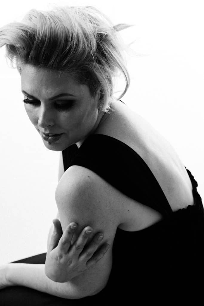 intimate portrait of woman